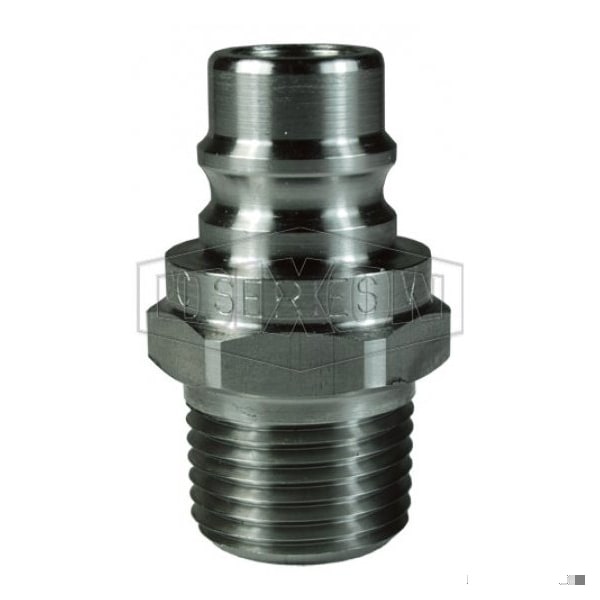 Dixon 316SS 3/4 in H-NIPPLE, 3/4 in M-NPTF V6M6-SS-E - main